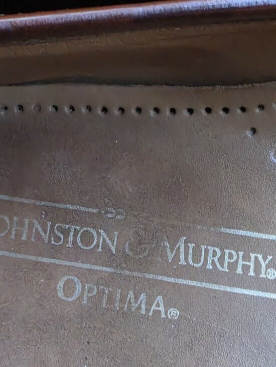 Vtg Johnston & Murphy Optima Burgundy Leather Kiltie Tassel Wingtip Loafers 9.5D main image 8
